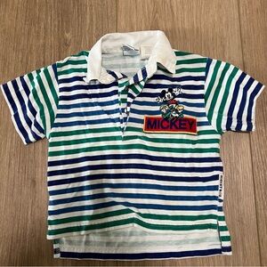 Vintage Mickey & Co Mickey Mouse Striped Polo for Toddler - size 2T